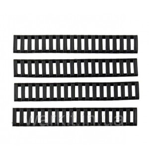 LADDER RAIL PANEL SET C - BLACK. НАКЛАДКИ НА RIS ЧЕРНЫЕ